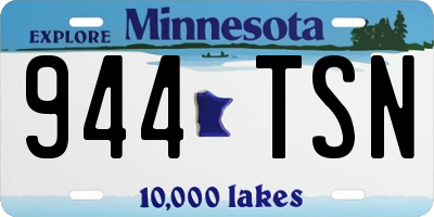 MN license plate 944TSN