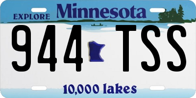 MN license plate 944TSS