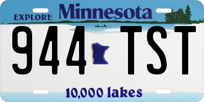 MN license plate 944TST