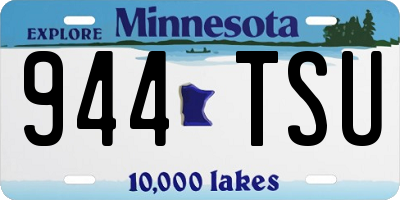 MN license plate 944TSU
