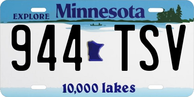 MN license plate 944TSV