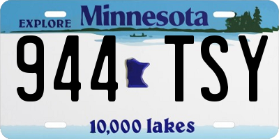 MN license plate 944TSY