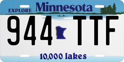 MN license plate 944TTF