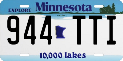 MN license plate 944TTI