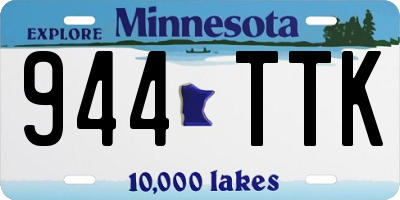 MN license plate 944TTK