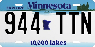 MN license plate 944TTN