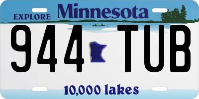 MN license plate 944TUB
