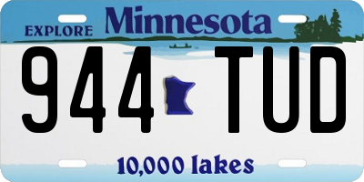 MN license plate 944TUD