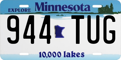 MN license plate 944TUG
