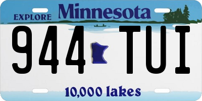 MN license plate 944TUI