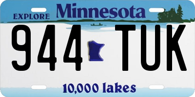 MN license plate 944TUK