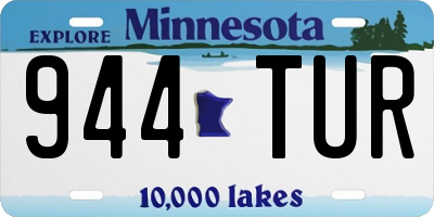 MN license plate 944TUR