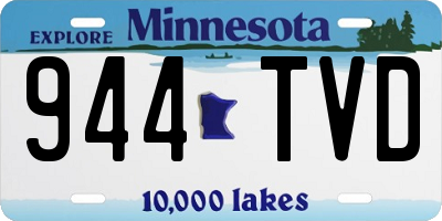 MN license plate 944TVD