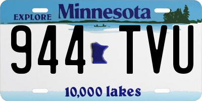MN license plate 944TVU