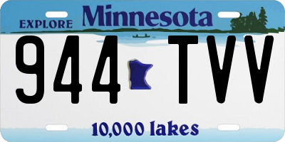 MN license plate 944TVV