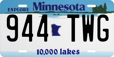 MN license plate 944TWG
