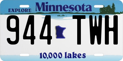 MN license plate 944TWH