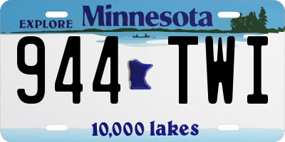 MN license plate 944TWI