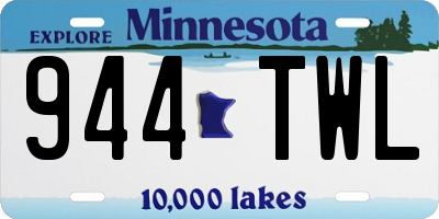 MN license plate 944TWL