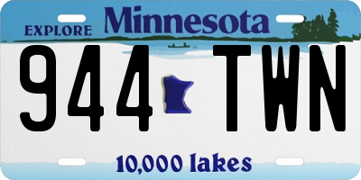 MN license plate 944TWN
