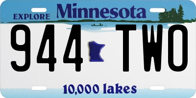MN license plate 944TWO