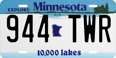 MN license plate 944TWR