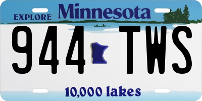 MN license plate 944TWS