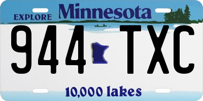 MN license plate 944TXC