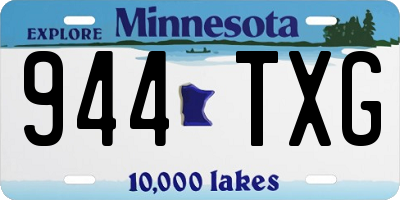 MN license plate 944TXG