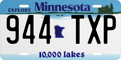MN license plate 944TXP