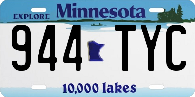 MN license plate 944TYC
