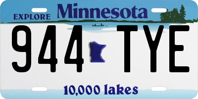 MN license plate 944TYE