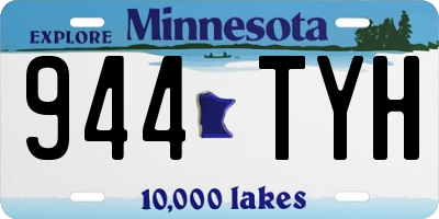 MN license plate 944TYH