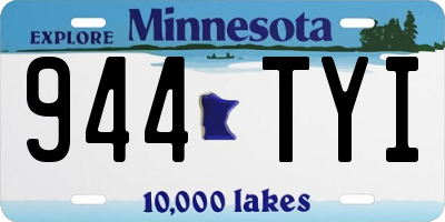 MN license plate 944TYI