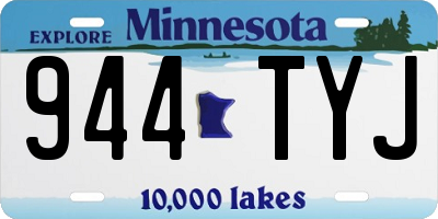 MN license plate 944TYJ
