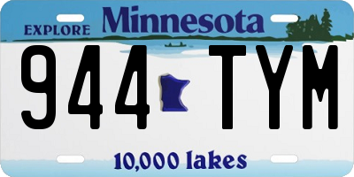 MN license plate 944TYM
