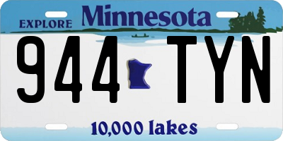 MN license plate 944TYN