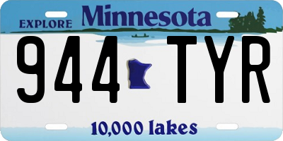 MN license plate 944TYR