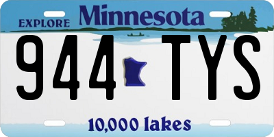 MN license plate 944TYS
