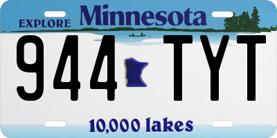 MN license plate 944TYT