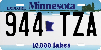 MN license plate 944TZA