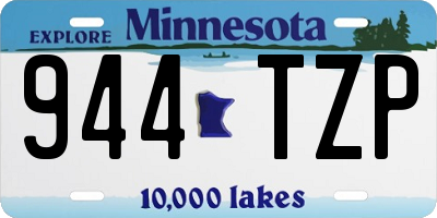 MN license plate 944TZP