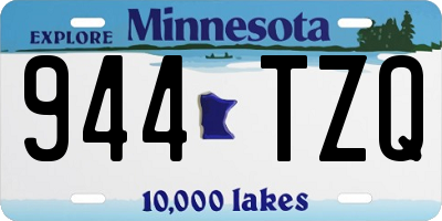 MN license plate 944TZQ