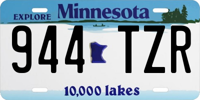 MN license plate 944TZR