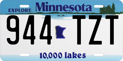 MN license plate 944TZT