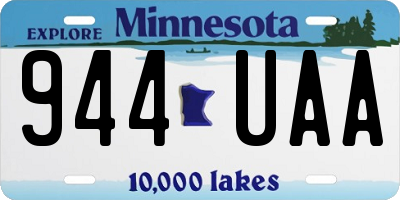 MN license plate 944UAA