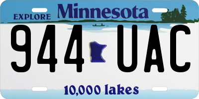 MN license plate 944UAC