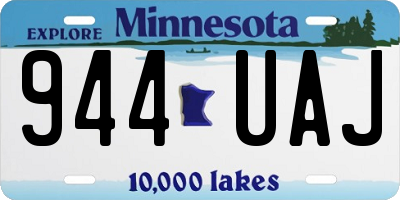 MN license plate 944UAJ