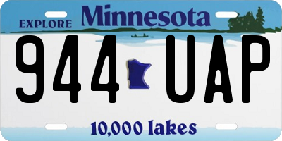 MN license plate 944UAP