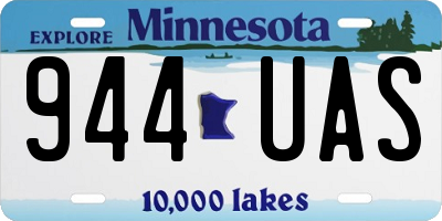 MN license plate 944UAS